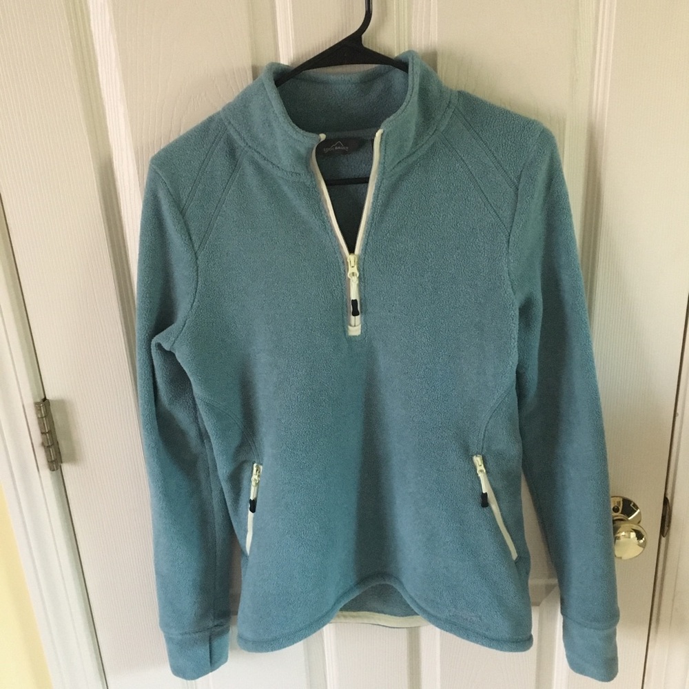 Turquoise quarter zip